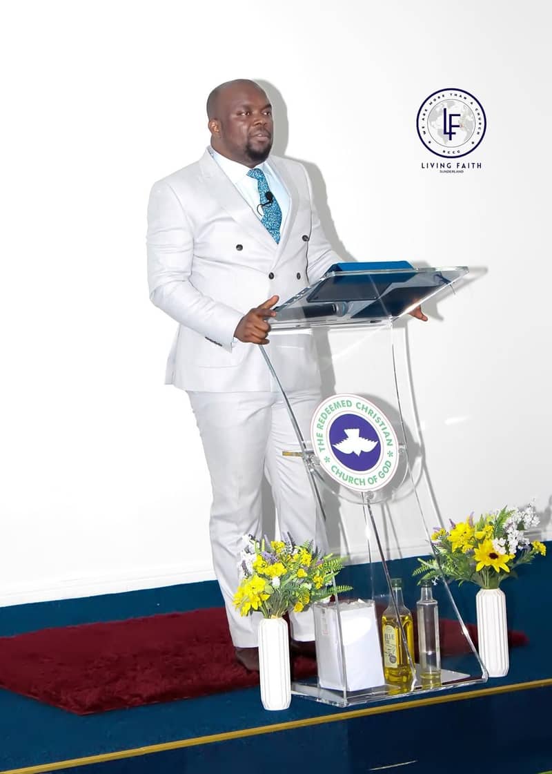 Teaching from God’s Word at RCCG Living Faith Sunderland