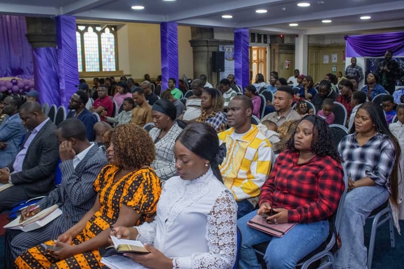 Young adults and students at RCCG Living Faith Sunderland